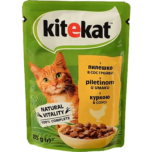 Корм Кітікет 85г курка в соусі пауч