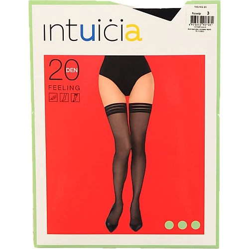 Панчоха ІНТУІЦІЯ Панчоха 20 ЧОРНИЙ 3