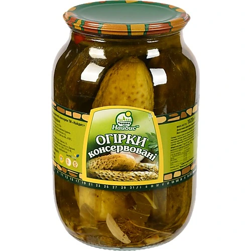 Огірки Найдіс 1л с.б ско