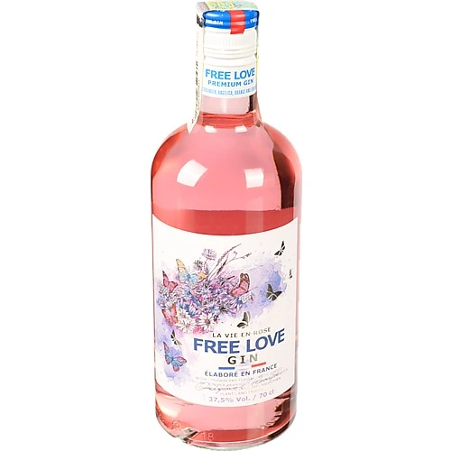 Джин Free Love 0.7л rose de france 37,5%