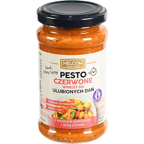 Песто Helcom 210г червоне з вяленими томатами оливковою олією