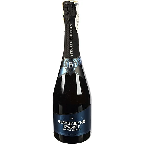 Вино ігристе 0.75л 10-13.5% біле напівсухе Special Edition Французький бульвар
