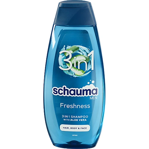 Шампунь для волосся 3в1 Freshness Schauma Men 400мл