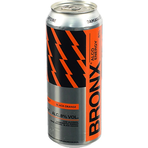 Напій слабоалкогольний Bronx Black Orange сильногазований, б.м.,8% 0,5 л