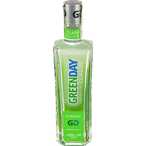 Горілка 0.5л 40% Classic Green Day пл