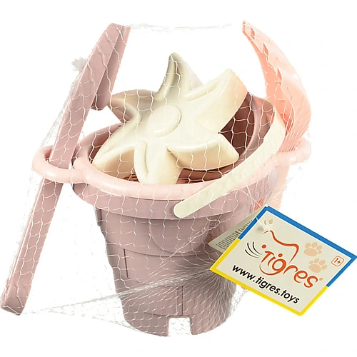 Набір д.піску Tigres 6ел вежа пудра 39834