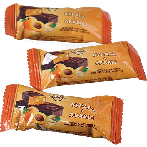 Цукерки Sweet Melodies курага арахіс глазур