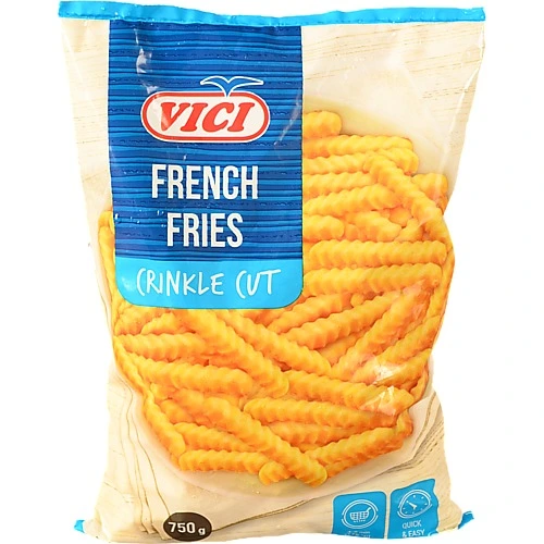 Картопля фрі хвиляста швидкозаморожена Vici м/у 750г
