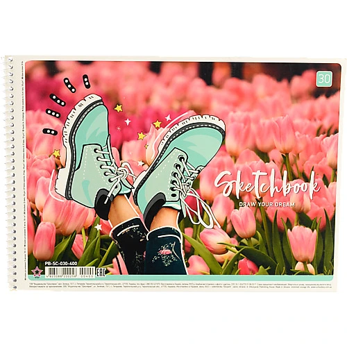 Альбом для малювання 30 аркушів PB-SC-030-400 Star 1шт