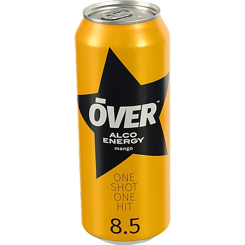 Напій слабоалкогольний енергетичний Revo Mango сильногазований 8,5%, б.м., 0,5 л