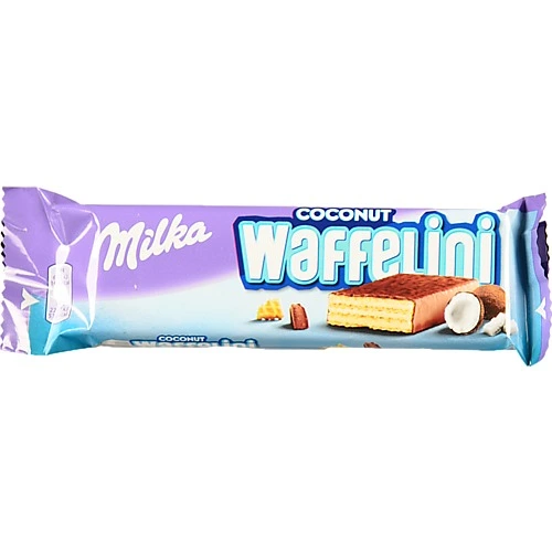 Вафля з начинкою з кокосом вкрита молочним шоколадом Waffelini Coconut Milka м/у 31г