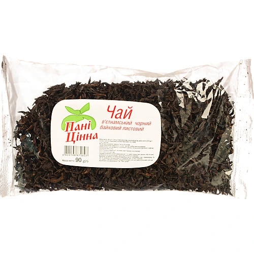 Чай Пані Цінна 90г чорний байховий листовий