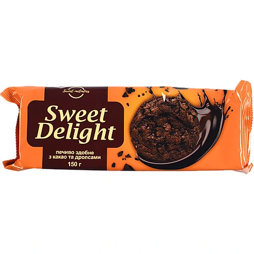 Печиво Sweet melodies 150г какао та дропси