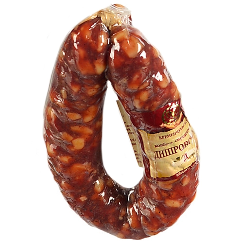 Ковбаса Фарро Дніпровська кільце сирокопчена, вищий ґатунок