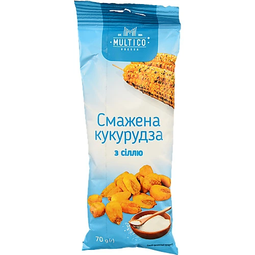 Кукурудза Multico 70г смажена солона