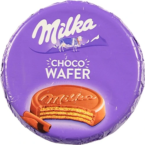 Вафлі з начинкою з какао вкриті молочним шоколадом Choco wafer Milka м/у 30г