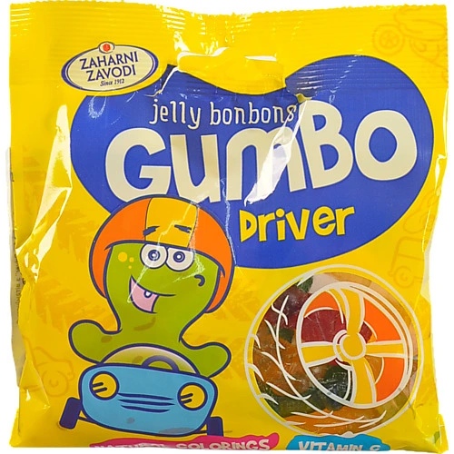 Цукерки Zaharni Zavodi 90г желейні Gumbo в асортименті