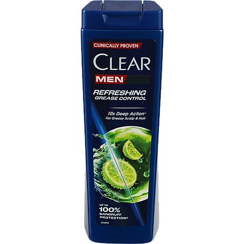 Шампунь Clear 360 мл для чоловіків, балансує жирність шкіри голови