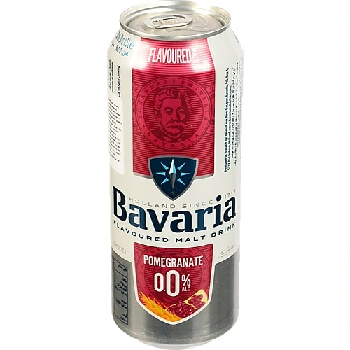 Напій безалкогольний солодовий Bavaria Smalt Pomegranate газований, 0,5 л