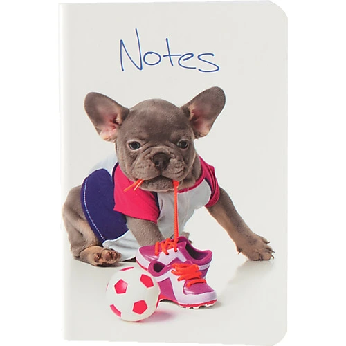 Блокнот Поліграфіст А6 96 арк тв палітурка кліт. лам асорті