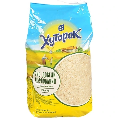 Рис Хуторок 800г довгий