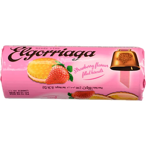 Печиво Elgorriaga 180г полуниця