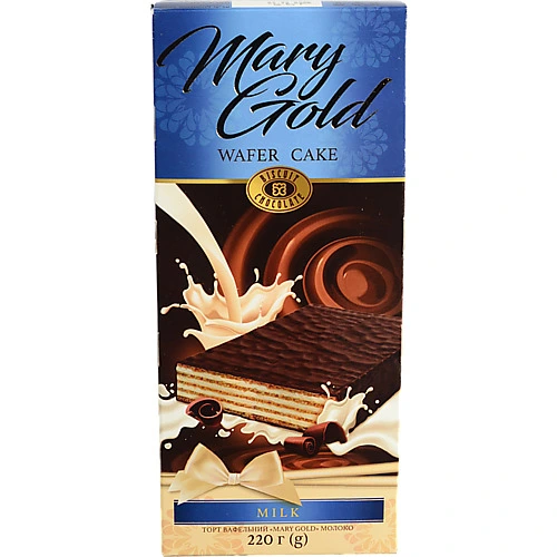 Торт вафельні ХКФ 225г капризуля кокос