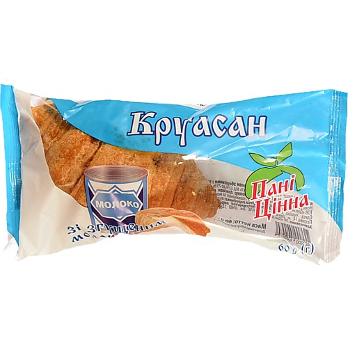 Круасан Пані Цінна 60 г зі згущеним молоком