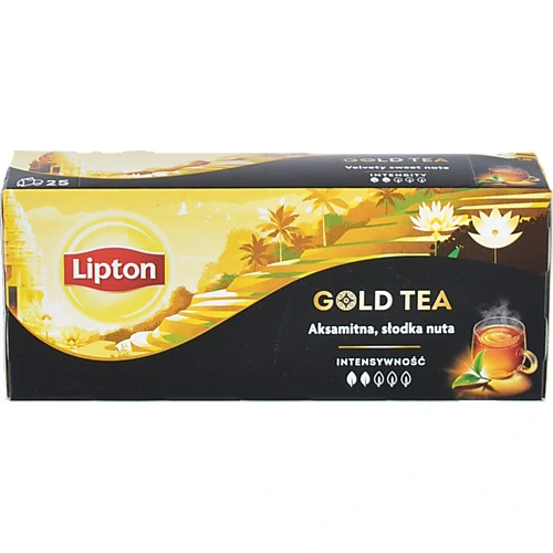 Чай чорний Gold Tea Lipton к/у 37.5г