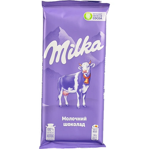 Шоколад молочний Milka 90г