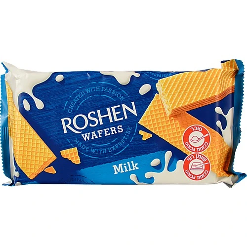 Вафлі Рошен Молочні 216г