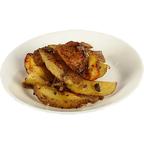 Картопля по-селянськи з грибами