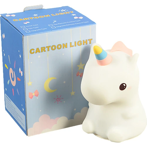 Нічник бездротовий силіконовий Єдиноріг 17x11.7x12.7см