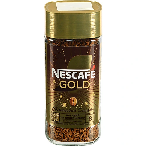 Кава розчинна сублімована Gold Nescafe с/б 95г