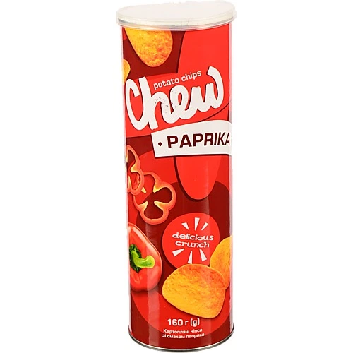 Чіпси Chew 160г паприка