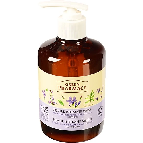 Мило рідке інтимне Зелена аптека 370мл