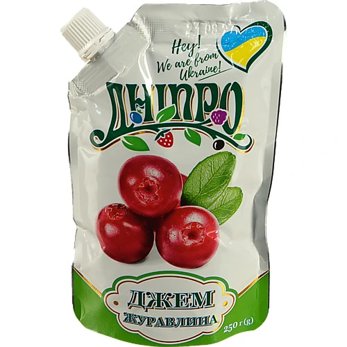 Джем Dnipro 250г журавлина д.п