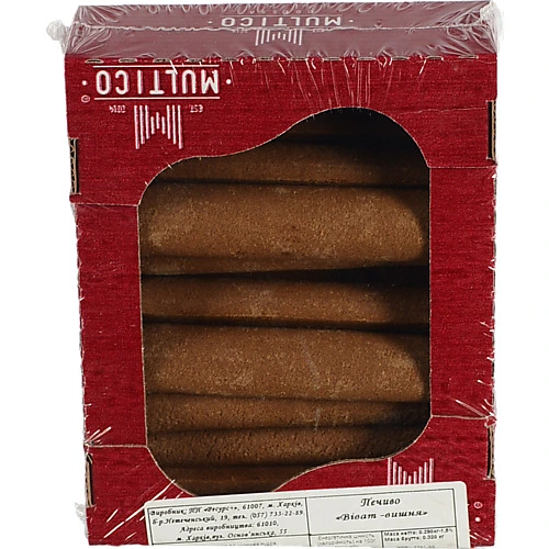 Печиво Multico 290г з вишнею