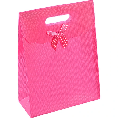 Пакет подарунковий пластиковий 26х19х8.5см тип 12