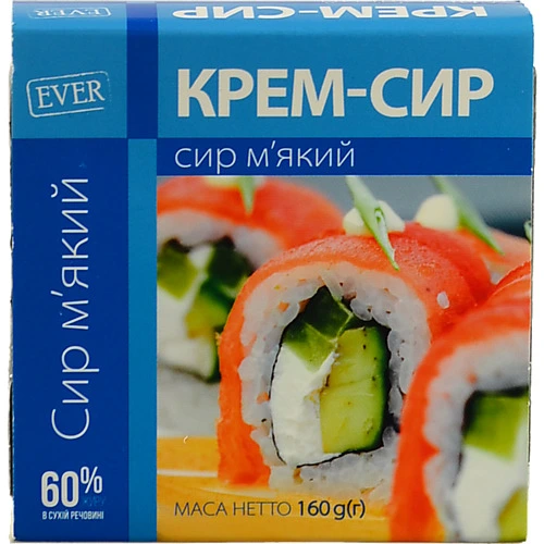 Крем-сир EVER 160г 60%