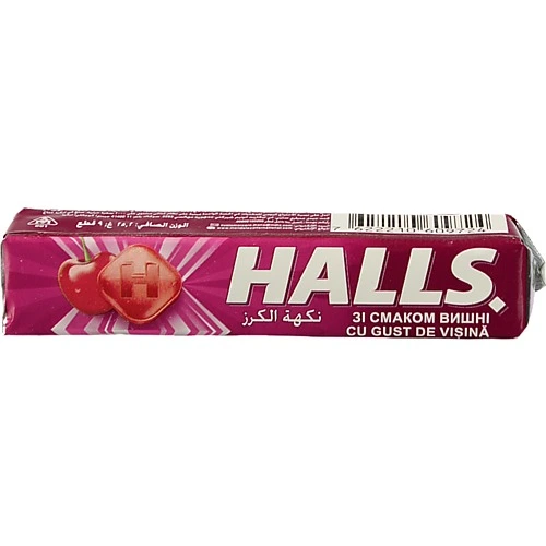 Карамель льодяникова Cherry Halls м/у 25.2г