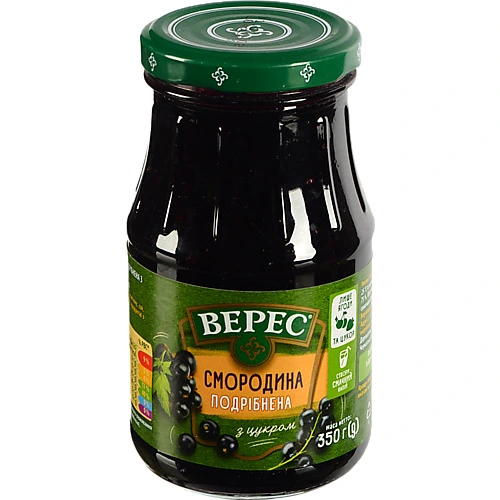 Смородина подрібнена з цукром Верес с/б 350г