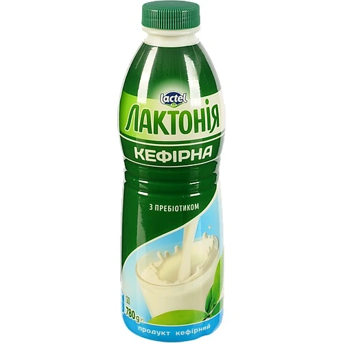 Напій кисломолочний 1% з пребіотиком лактулози Кефірна Лактонія п/пл 780г