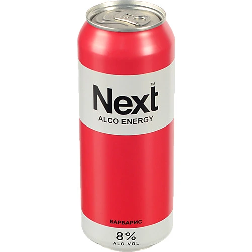 Енергетичний алкогольний напій Next 0.5л зі смаком барбарису