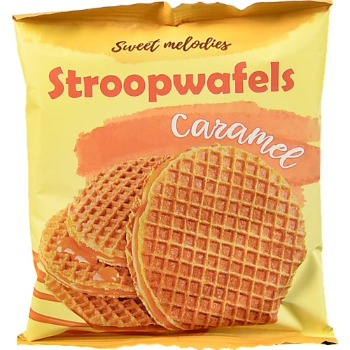 Вафлі Sweet melodies 66г голландські карамель