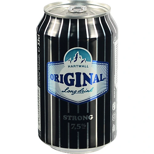 Коктейль слабоалкогольний Long Drink Original Gin Strong газований 7,5%, б.м. {CAN} 0,33 л