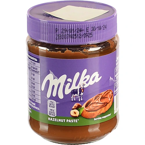 Паста горіхова з фундука з додаванням какао Milka с/б 350г