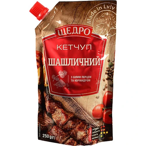 Кетчуп Щедро Шашличний 250г