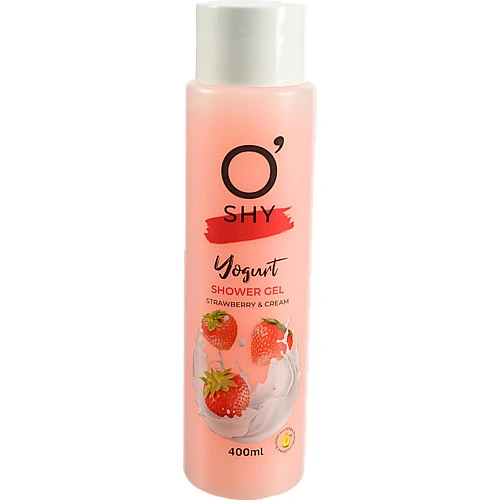 Гель для душу Strawberry&Cream Yogurt O'shy 400мл
