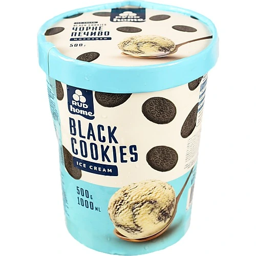 Морозиво Чорне печиво Рудь відро 500г